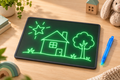 Pizarra mágica LED con dibujo luminoso y lápiz azul